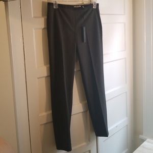 NWT Elie Tahari Bruna edged charcoal pants sz. 10